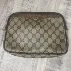 オールドグッチ GUCCI ダブルG GG柄 セカンドバッグ クラッチバッグ
