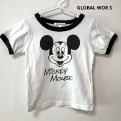 GLOBAL WORK ミッキーマウス Tシャツ Sサイズ