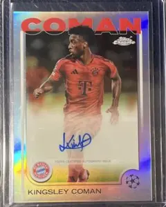 KINSLEY COMAN TOPPS CHROME UCC auto