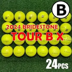 【B65】 ブリヂストンTOURBX 黄 24年 ロストボール 24球