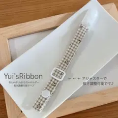 おしゃぶり&おもちゃホルダー　長さ調整可能タイプ　プチチェリーチェック　カーキ