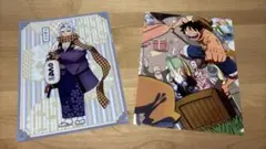 鬼滅の刃（宇髄天元）・ワンピース（ルフィ）　クリアファイルセット