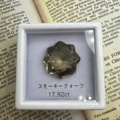 特殊カットスモーキークォーツ　17.92ct ルース