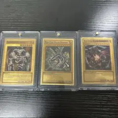 遊戯王 海外製ディスプレイ用プラカード3枚 レッドアイズブラックドラゴンセット