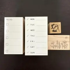週間スケジュールスタンプ