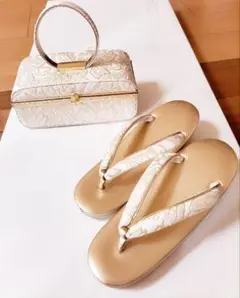草履 カバン 2点セット 振袖 小物 箱あり