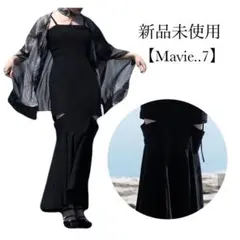新品未使用　タグ付き　【Mavie..7】スリットキャミワンピース