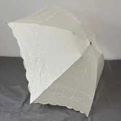 【未使用品】TOPKAPI トプカピ　折り畳み傘　ドット柄ベージュ TOPKAPI - TOPKAPIトプカピ リバティプリント晴雨兼用折り畳み傘