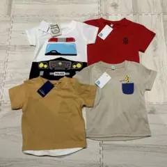 【新品未使用】 Tシャツ4点セット 80