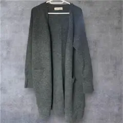 ロングカーディガングレー Lサイズ