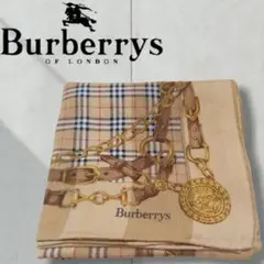 【美品】バーバリーズ　BURBERRYS　ノバチェック　ハンカチ　スカーフ