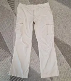 ユニクロ XL ベージュ カーゴパンツ