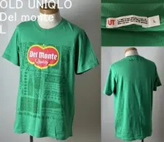 並品★オールドユニクロ × Del Monte デルモンテ コラボ Tシャツ L