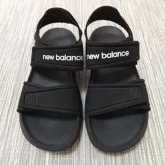 New Balance ニューバランス サンダル ブラック サイズ 18cm