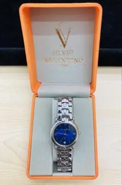 SILVIO VALENTINO　ブルー　メンズ V006M　腕時計