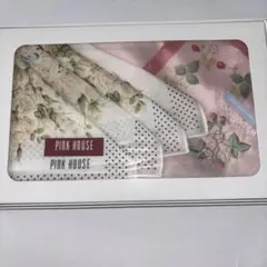 PINK HOUSE&WEDGWOODのハンカチ2枚セット
