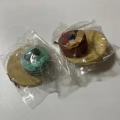 ガチャガチャ moricoのミニチュアケーキ 2点