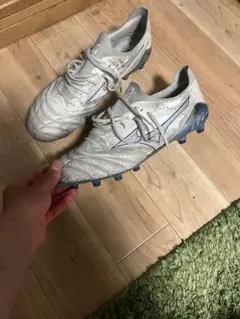 Mizuno モレリアネオ　サッカーシューズ ホワイト/ブルー　　30cm