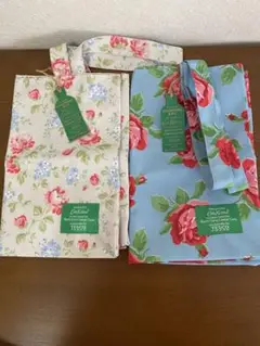 キャスキッドソン　Cath Kidston ×Tesco エコバック　2個セット