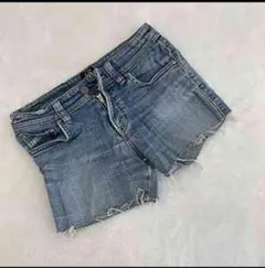 エドウィン サムシング デニム ショートパンツ ダメージ ヴィンテージ シンプル