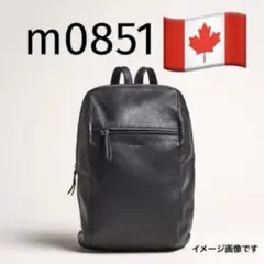 m 0851 超軽量　黒レザー・バックパック（美品）カナダ製 2025年最新】m0851 リュックの人気アイテム - メルカリ