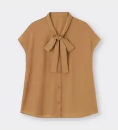 【新品タグ付】GU ボウタイブラウス