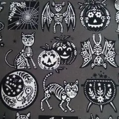 アレキサンダーヘンリー生地 /calavera cat/2021