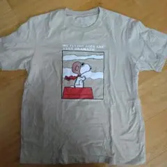 スヌーピー Tシャツ ベージュ