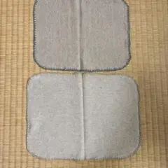 wafuはぎれ ハンカチグレー2枚セット