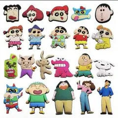 ジビッツチャーム　クロックスサンダルアクセサリー　クレヨンしんちゃん