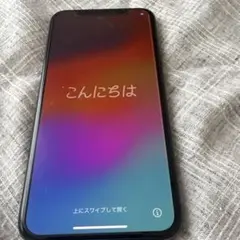 【美品】Apple iPhoneXS 64GB グレイ MTAW2J/A