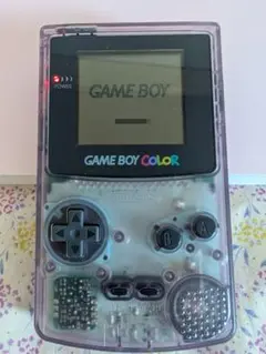 ゲームボーイカラー (クリアパープル)【動作確認済み】＋ソフト付き