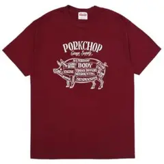 未開封　新品未使用　バーガンディ　Mサイズ　Tシャツ　ポークチョップ