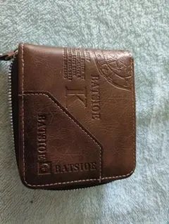 BATSTOE 二つ折り財布 ブラウン 新品未使用
