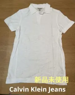 Calvin Klein Jeans ホワイトポロシャツ XS
