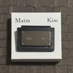matin kim ACCORDION WALLET IN BLACK