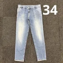ライトブルー ストレートデニムパンツ　ピーティートリノ