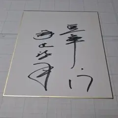 ジャイアンツ 巨人 浅野啓司 背番号17 直筆サイン色紙 野球