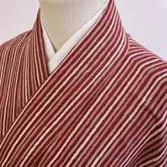【和】10265o 着物 小紋 縦縞文様