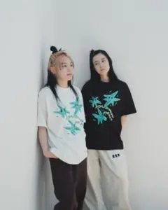 羊文学 "soft soul, prickly eyes" Tシャツ 黒