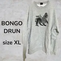 BONGO DRUN トップス　トレーナー　スウェット　パーカー　プリント　古着