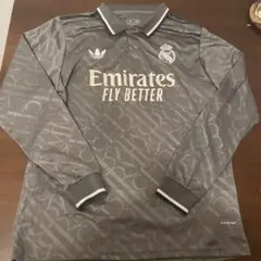 Real Madrid adidas 長袖シャツ XL グレー