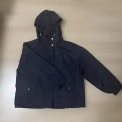 GU ネイビー マウンテンパーカー フード付き