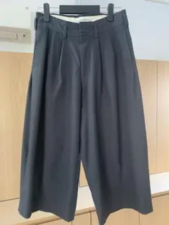YAECA クロップドワイドパンツ