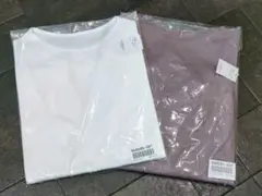 *新品 VINNO コットン100% 5分袖 Tシャツ 2枚セット*
