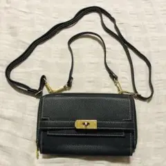 【cache cache】 スマホショルダー お財布ショルダー
