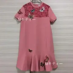 【 新品 】VALENTINO ヴァレンティノ ★バタフライ装飾・ワンピース★