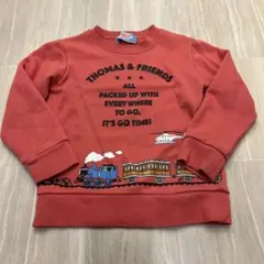 トーマス　トレーナー　110 キッズ 赤