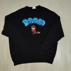 Attitude Makes Style! グラフィックスウェット 黒　Fサイズ