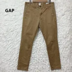 GAP ギャップ スキニーチノパン ブラウン メンズ 31X30